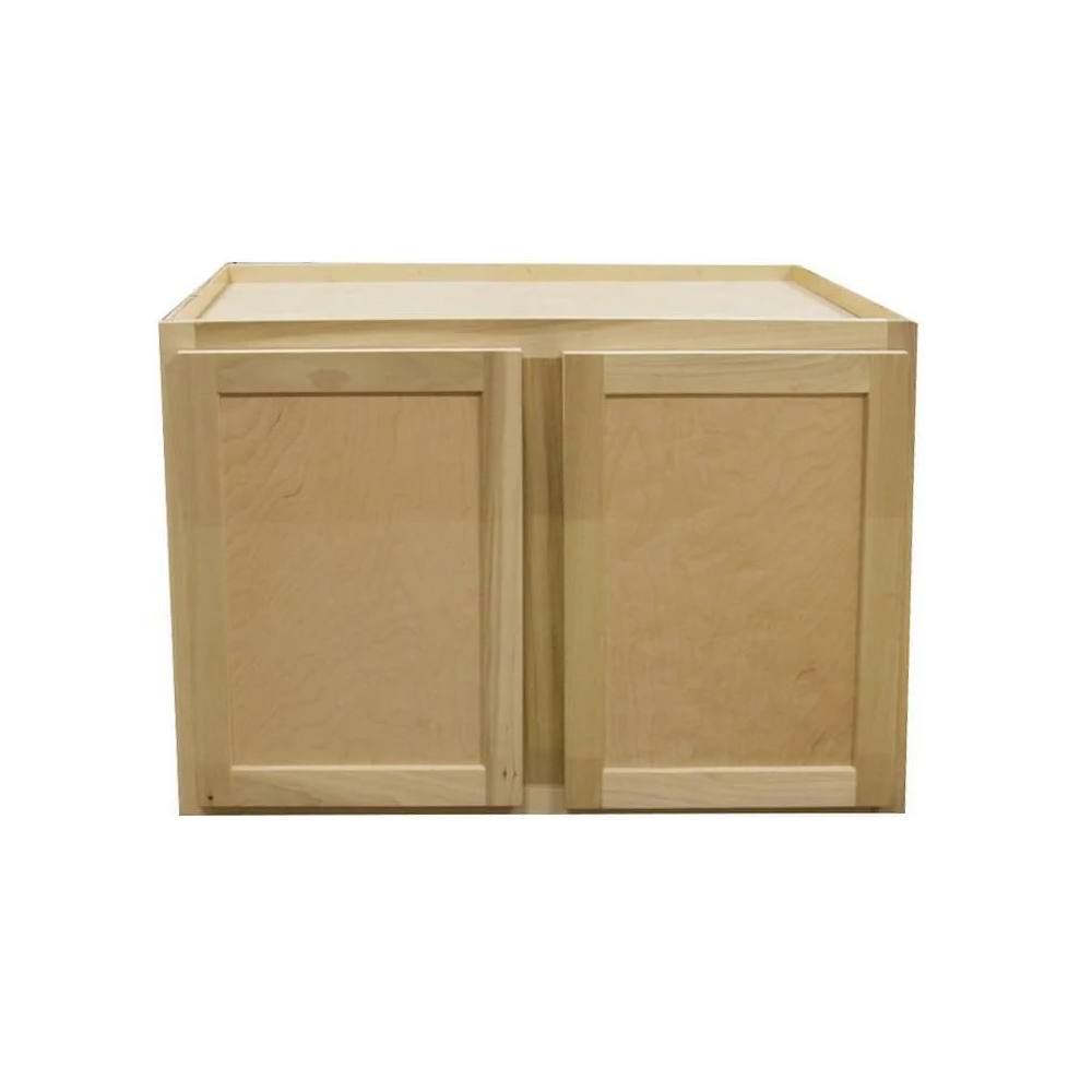 Kitchen Wall Cabinet | Unfinished Poplar | Shaker Style | 36x24x24 in.